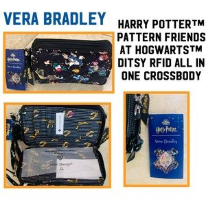 Harry Potter™ Pattern Friends At Hogwarts™ Ditsy RFID All in One Crossbody